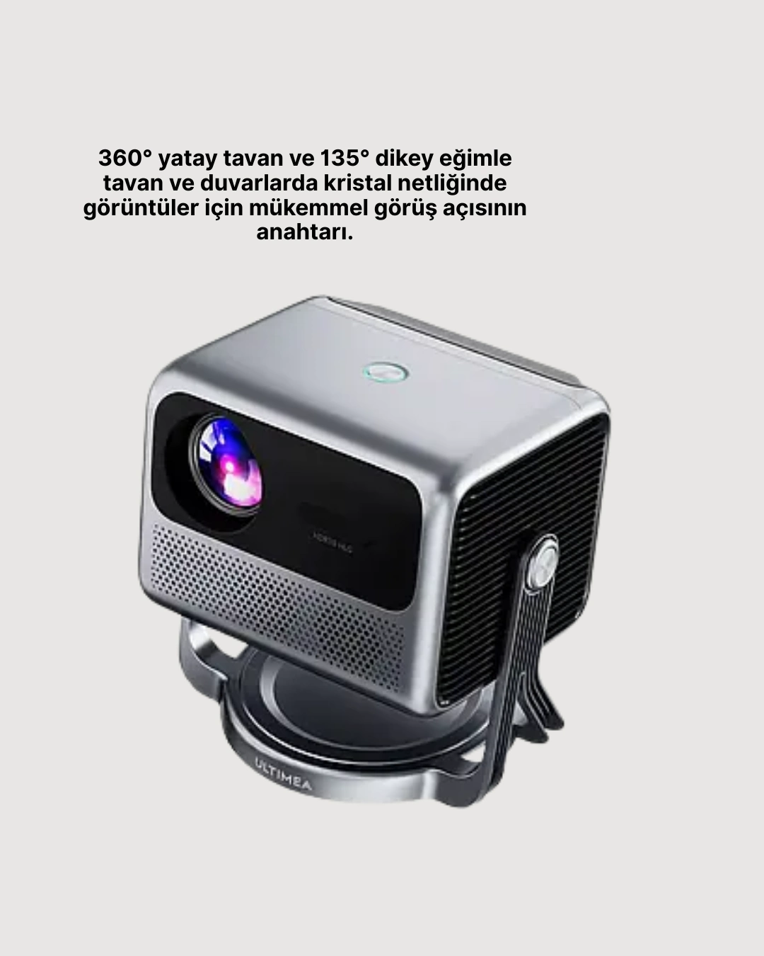 Smart Projector Android Tv Taşınabilir Gimbal Standlı ( Lisinya )