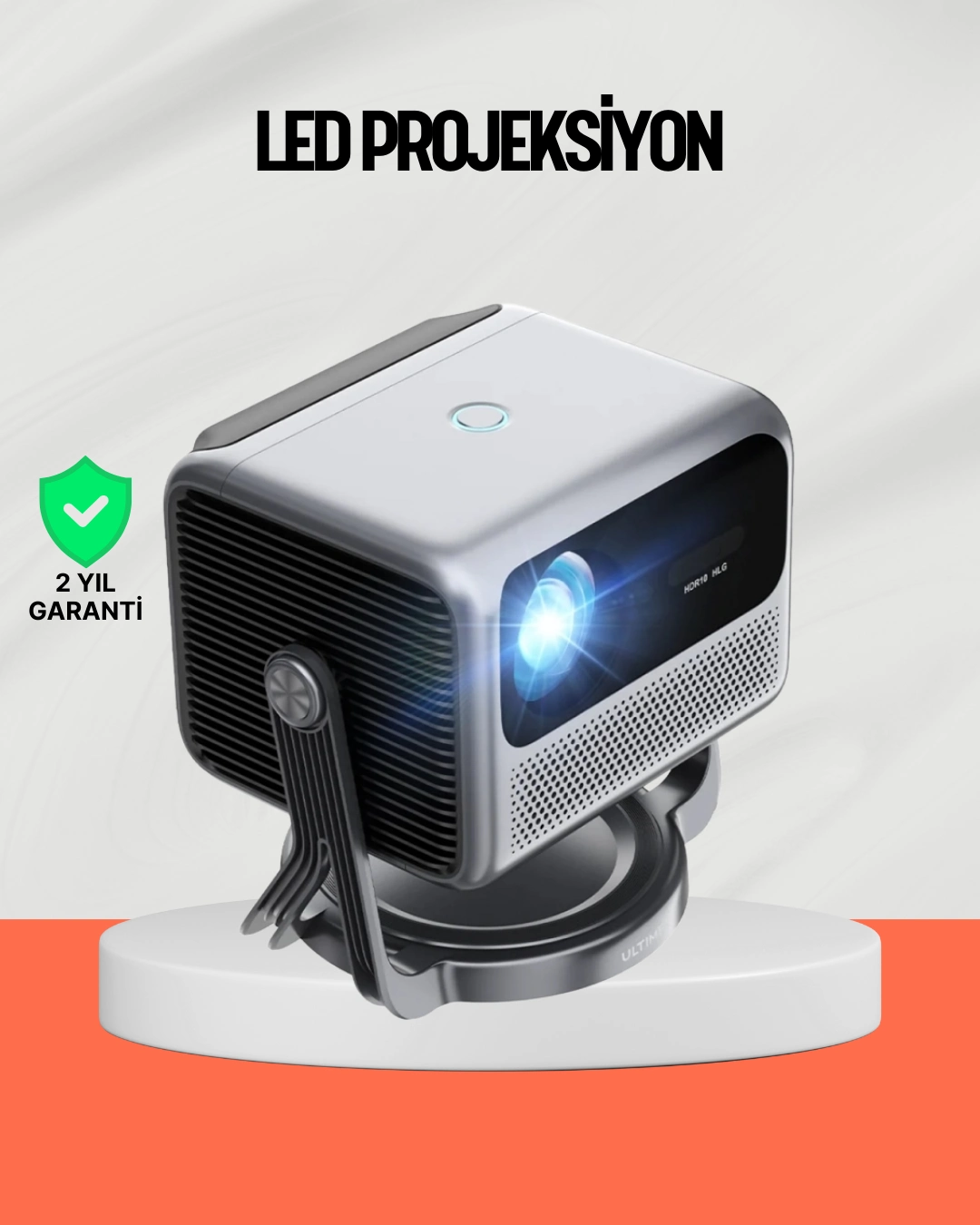 Smart Projector Android Tv Yüksek Parlaklık Ev Sineması ( Lisinya )