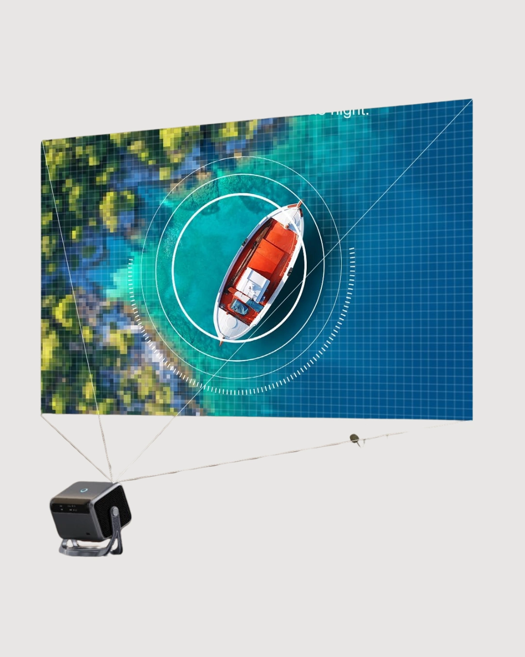 Smart Projector Android Tv Yüksek Parlaklık Ev Sineması ( Lisinya )