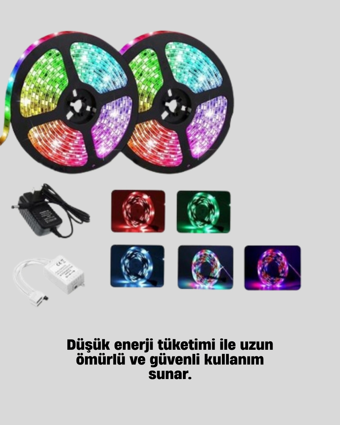 Smart Şerit Led Kumandalı Usb Enerjili Suya Dayanıklı Dekoratif Aydınlatma ( Lisinya )