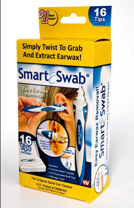Smart Swab Pratik Kulak Temizleme Aparatı ( Lisinya ) Smart Swab Pratik Kulak Temizleme Aparatı ( Lisinya )