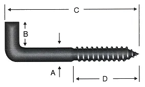 Şofben Çivisi No 1 / 5.8x50 - 100 Adet ( Lisinya )