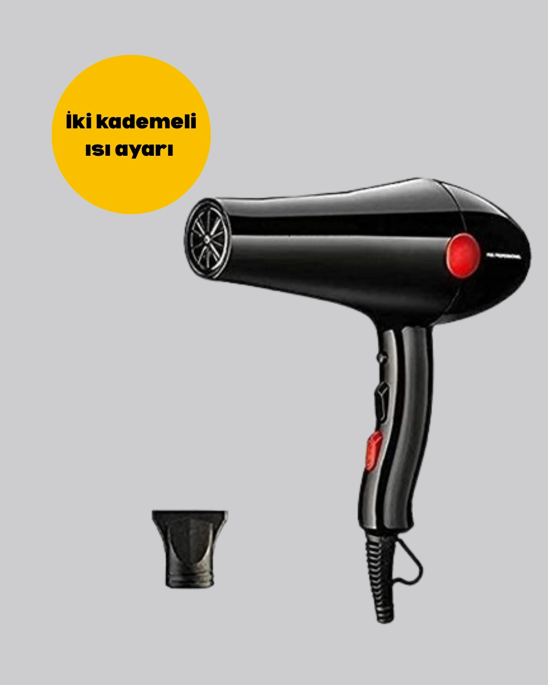 Soğuk Üfleme Özellikli 2200w Profesyonel Fön Makinesi ( Lisinya )