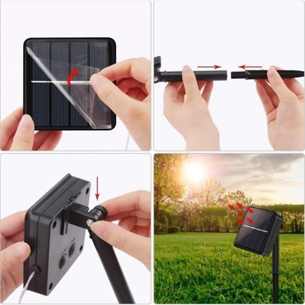 Solar 100 Ledli 12 Metre Bahçe Aydınlatma ( Lisinya ) Solar 100 Ledli 12 Metre Bahçe Aydınlatma ( Lisinya )