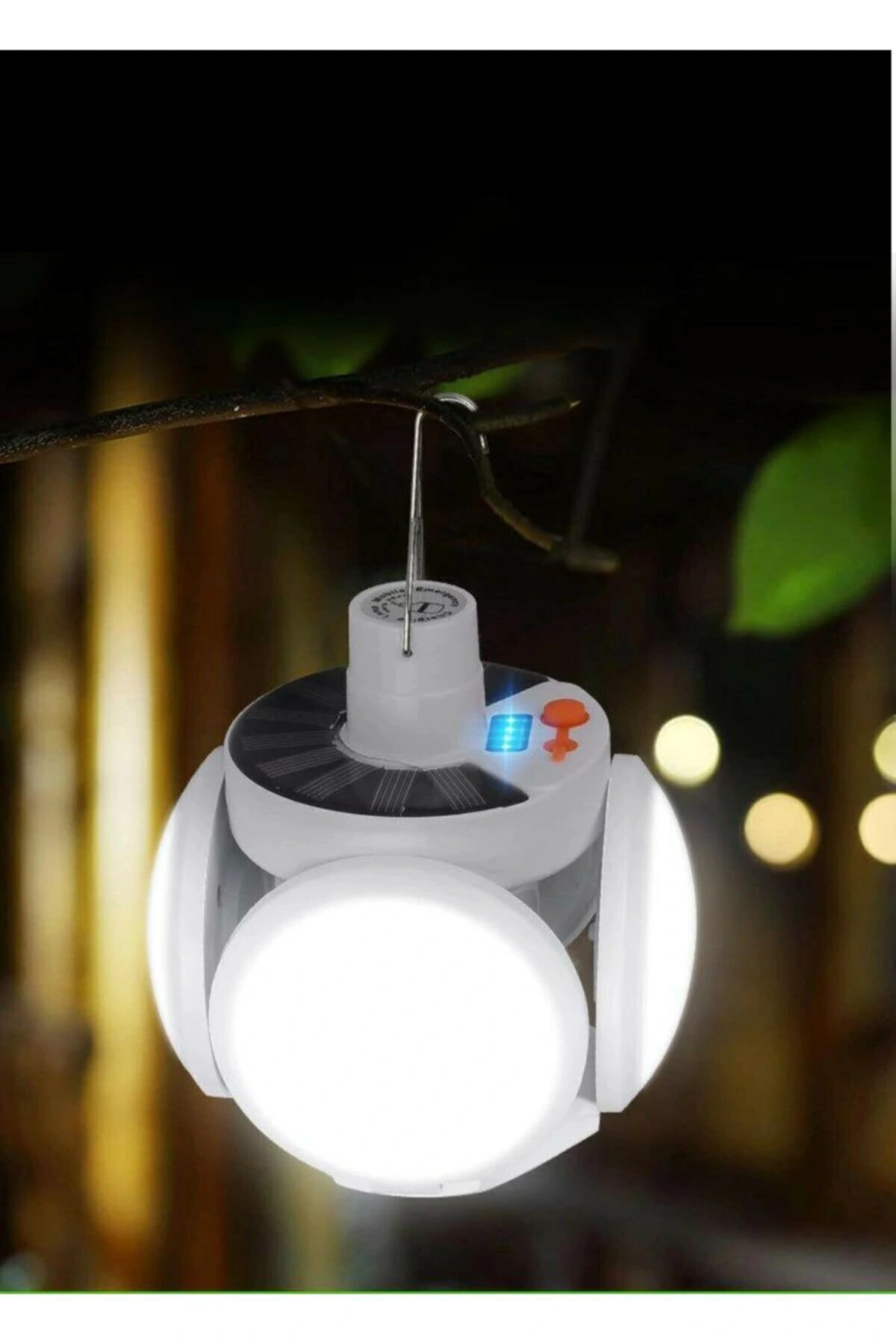 Solar 5 Kanatlı Kamp Lambası ( Lisinya ) Solar 5 Kanatlı Kamp Lambası ( Lisinya )