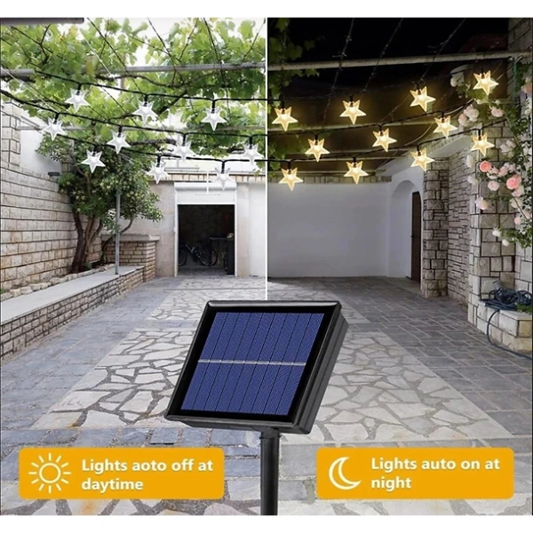 Solar 8 Fonksiyonlu 7 Metre 30 Yıldız Led ( Lisinya ) Solar 8 Fonksiyonlu 7 Metre 30 Yıldız Led ( Lisinya )