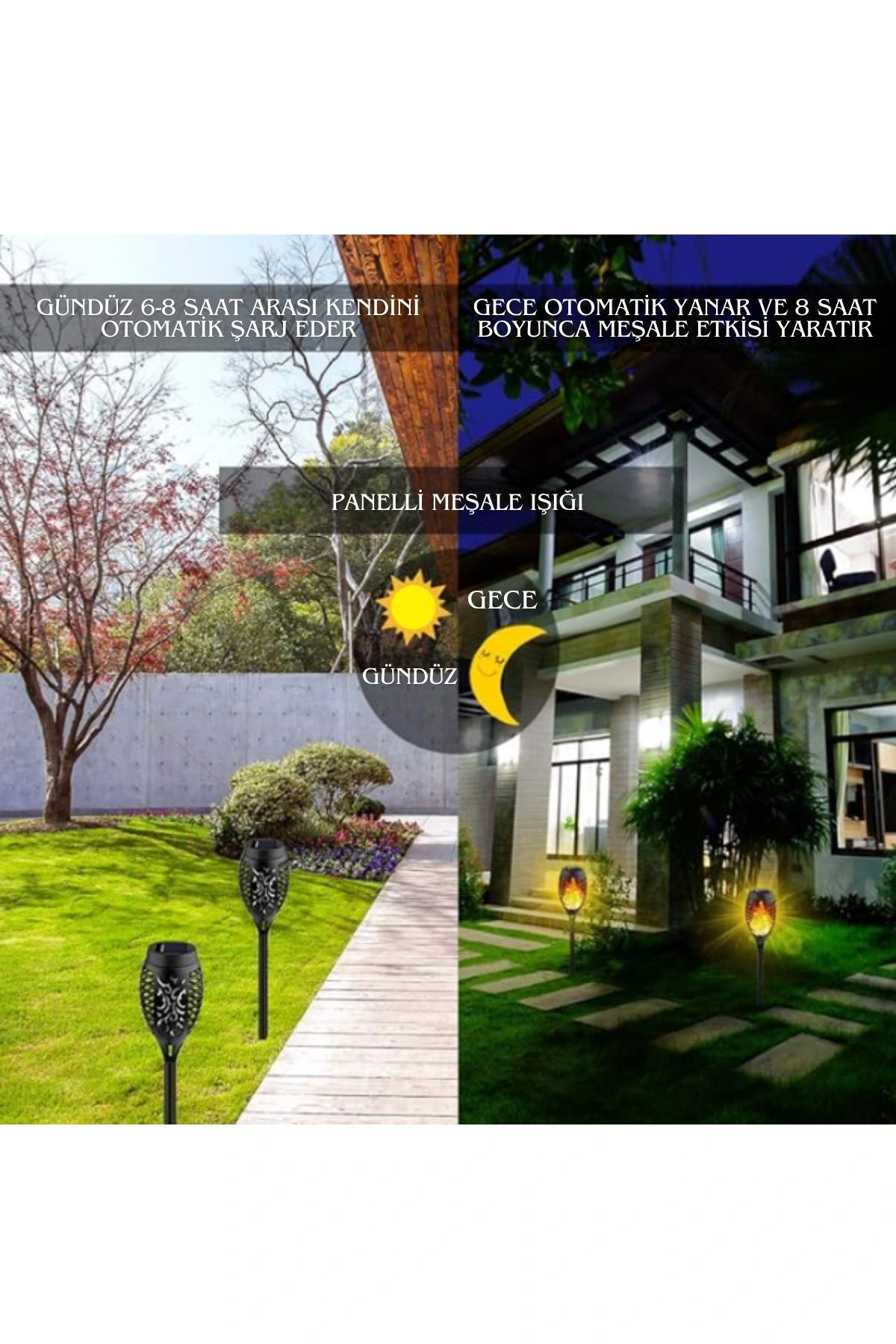 Solar Alev Efektli Bahçe Lambası ( Lisinya ) Solar Alev Efektli Bahçe Lambası ( Lisinya )