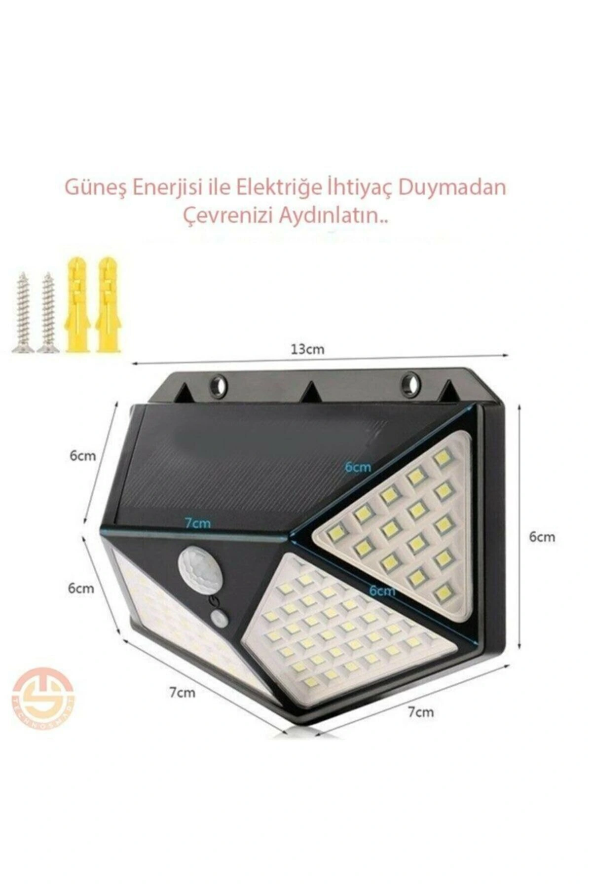 Solar Bahçe Aydınlatma Lambası 100 Led ( Lisinya ) Solar Bahçe Aydınlatma Lambası 100 Led ( Lisinya )