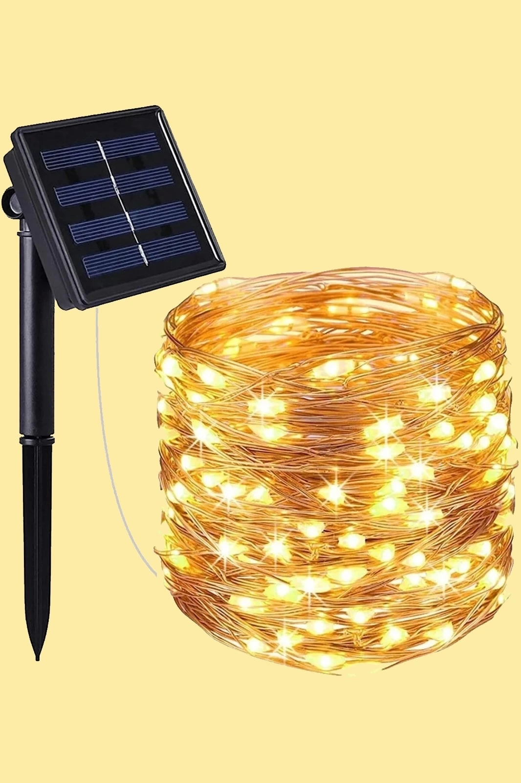 Solar Güneş Enerjili Gün Işığı 200led ( Lisinya )