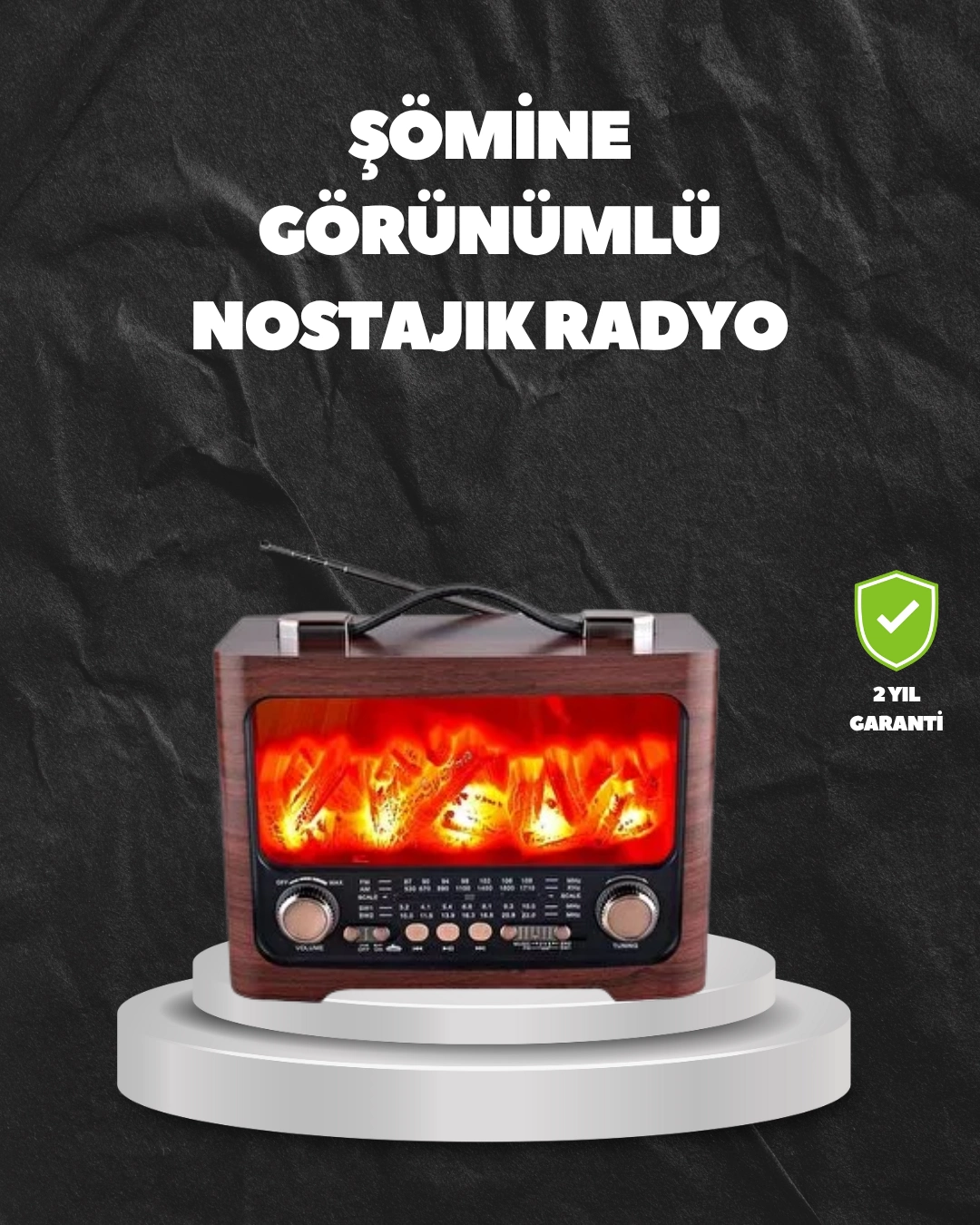 Solar Şarjlı Şömine Işıklı Bluetooth Hoparlör – Radyo, Usb, Tf Kart Destekli ( Lisinya ) Solar Şarjlı Şömine Işıklı Bluetooth Hoparlör – Radyo, Usb, Tf Kart Destekli ( Lisinya )