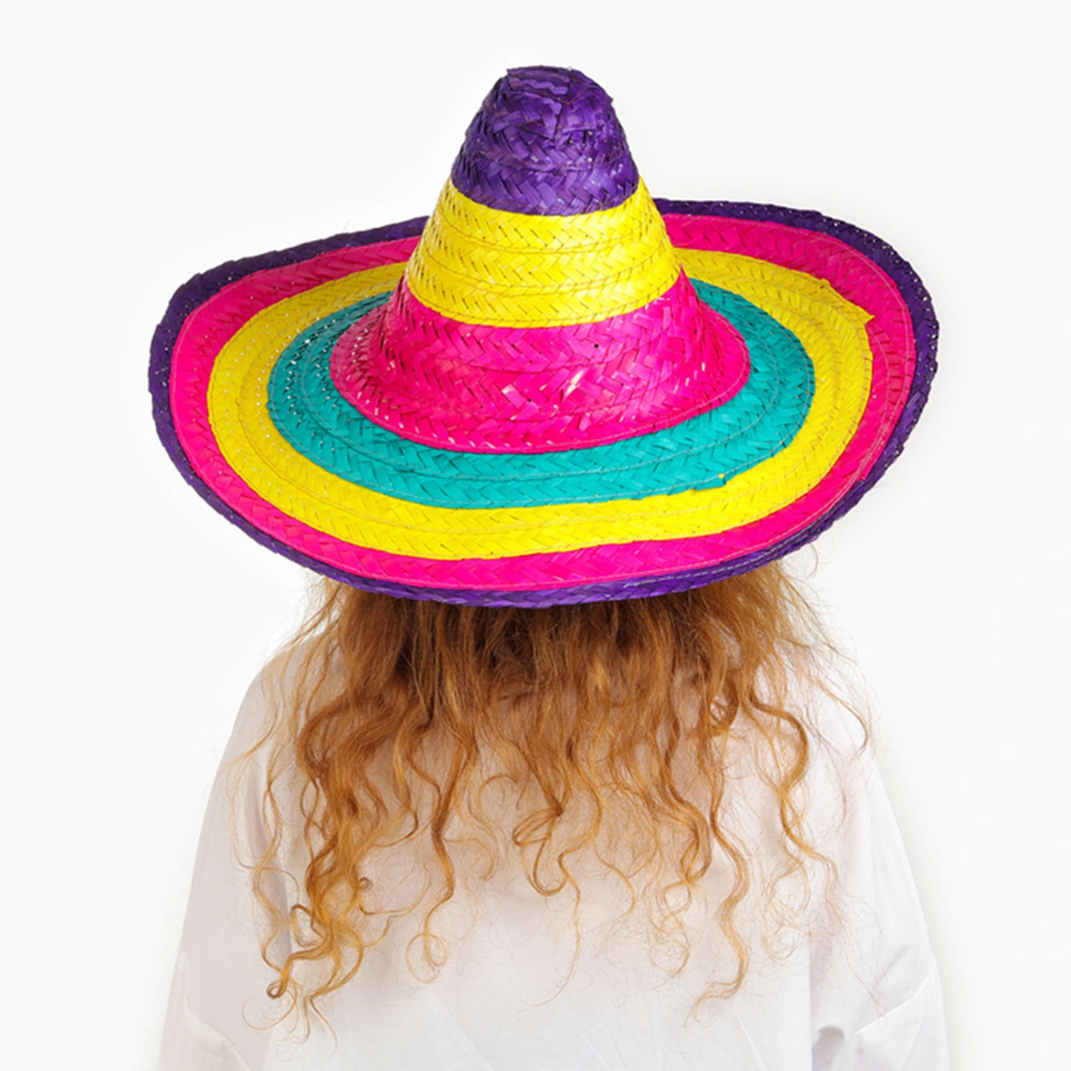 Sombrero Meksika Şapkası Renkli Örme Hasır Çocuk Boy ( Lisinya ) Sombrero Meksika Şapkası Renkli Örme Hasır Çocuk Boy ( Lisinya )