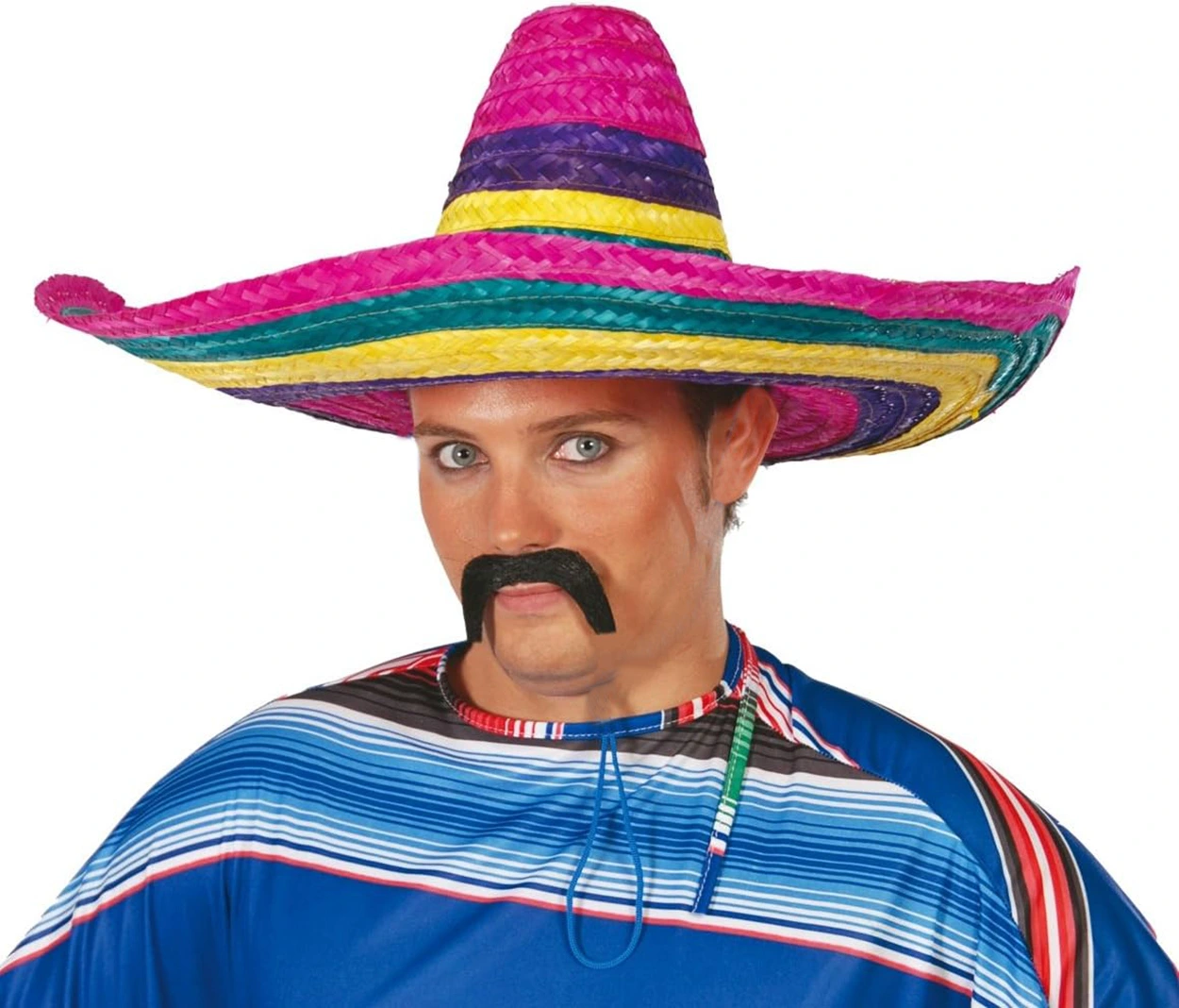 Sombrero Meksika Şapkası Renkli Örme Hasır Yetişkin Boy ( Lisinya ) Sombrero Meksika Şapkası Renkli Örme Hasır Yetişkin Boy ( Lisinya )