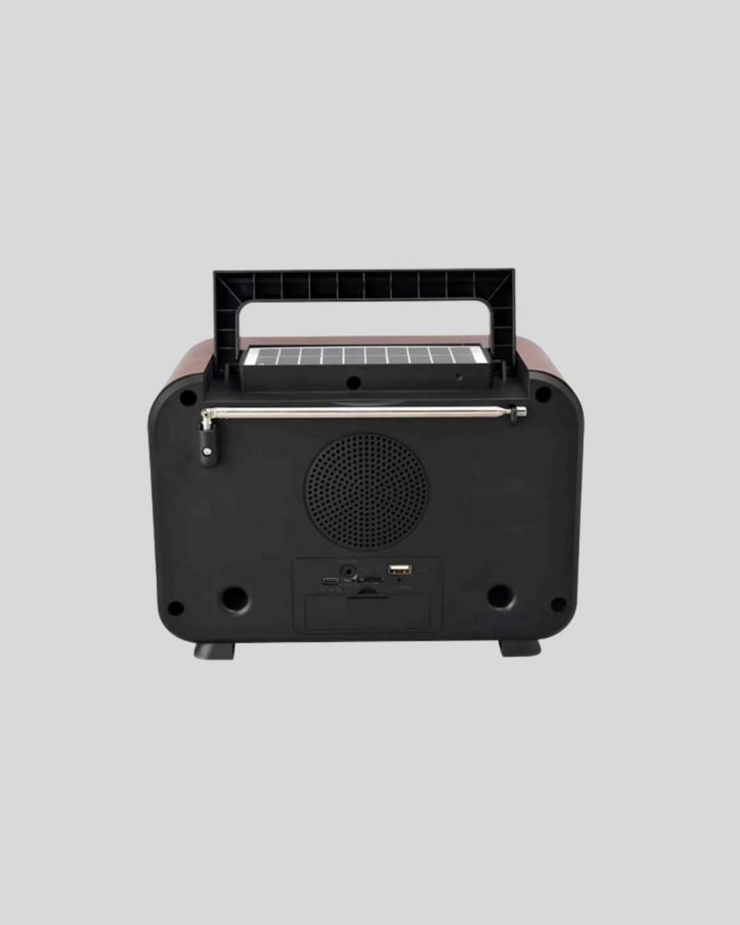 Şömine Efektli Solar Hoparlör Bluetooth 5.3 Radyo Aux Usb Tf Destekli ( Lisinya )