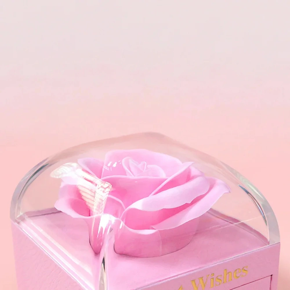 Sonsuzluk Gül Tasarımlı Takı Kutusu ( Lisinya ) Sonsuzluk Gül Tasarımlı Takı Kutusu ( Lisinya )