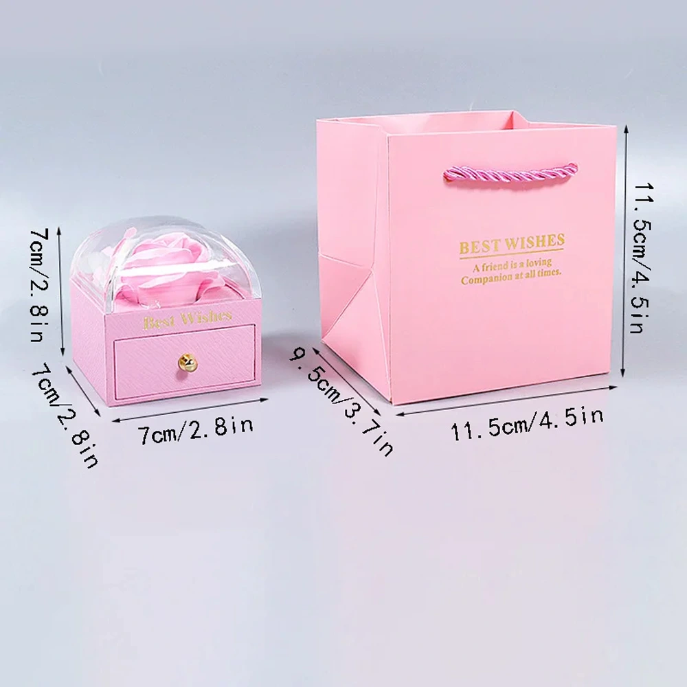 Sonsuzluk Gül Tasarımlı Takı Kutusu ( Lisinya ) Sonsuzluk Gül Tasarımlı Takı Kutusu ( Lisinya )