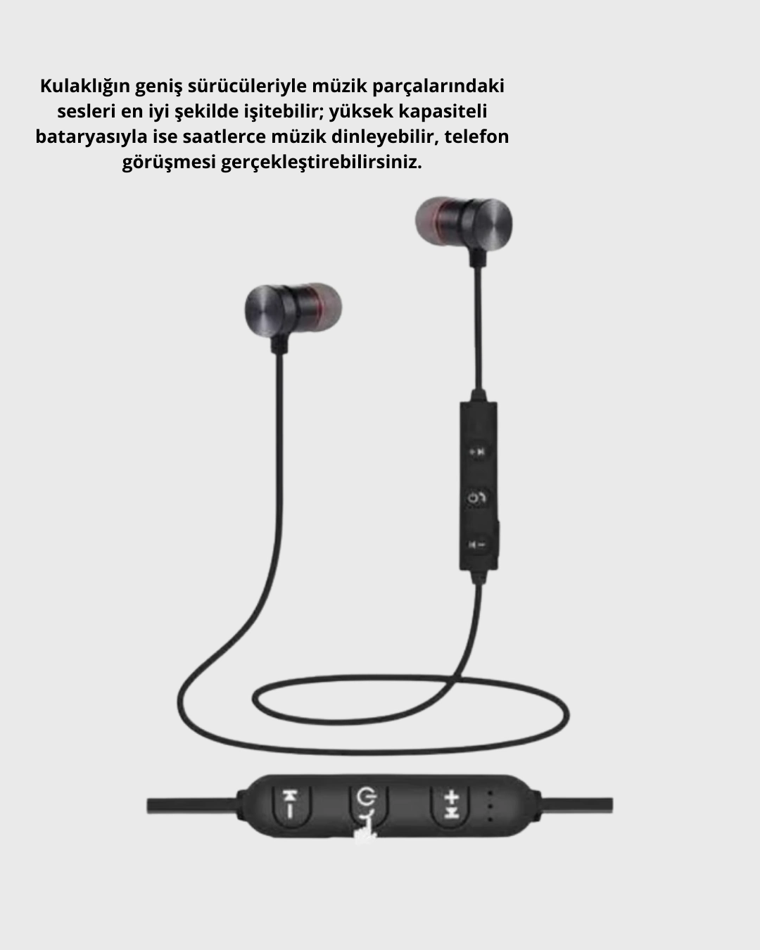 Spor Bileklik + Kablosuz Bluetooth Kulaklık Fitness Seti ( Lisinya )