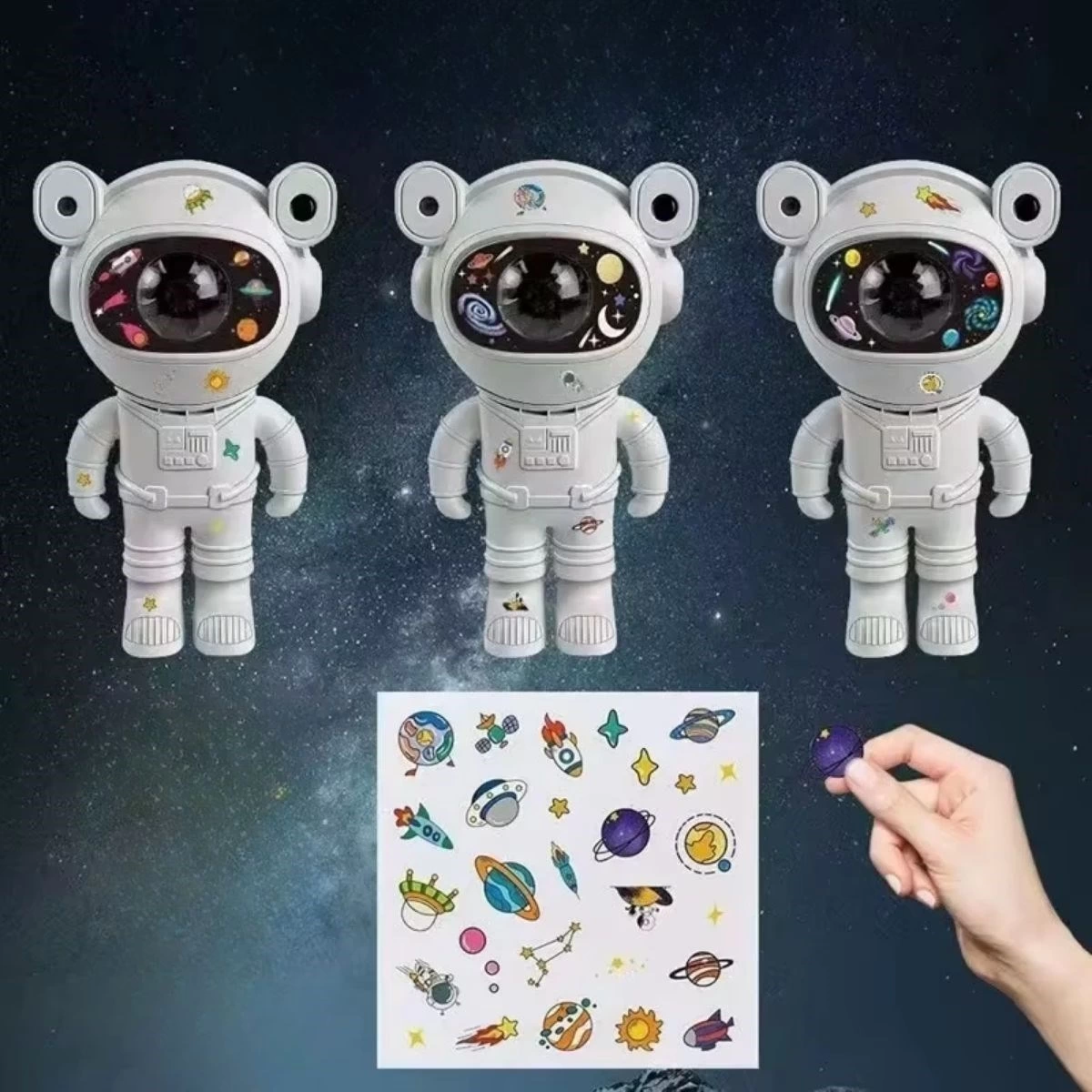 Stickerlı ,kumandalı Astronot Model Gece Lambası ( Lisinya ) Stickerlı ,kumandalı Astronot Model Gece Lambası ( Lisinya )