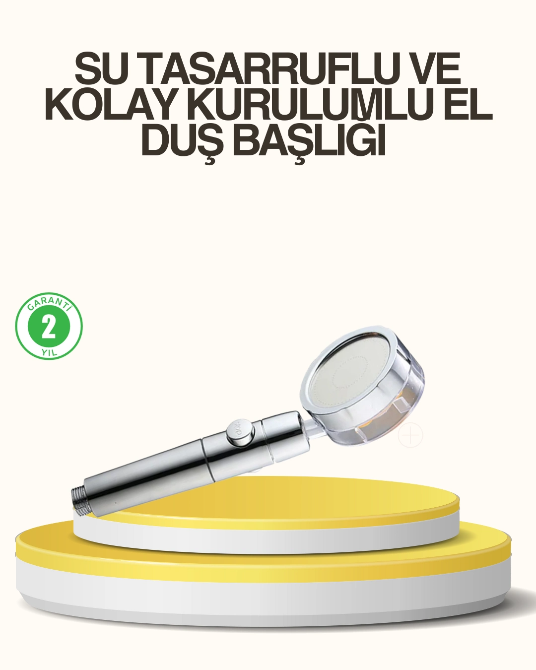 Su Basıncını Artıran Sızdırmaz Duş Başlığı ( Lisinya )