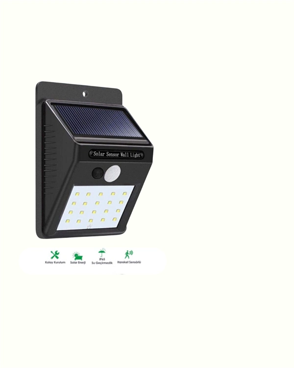 Su Geçirmez 20 Led Solar Aydınlatma | Dış Mekan İçin Pır Hareket Sensörü İle Akıllı Işık ( Lisinya ) Su Geçirmez 20 Led Solar Aydınlatma | Dış Mekan İçin Pır Hareket Sensörü İle Akıllı Işık ( Lisinya )