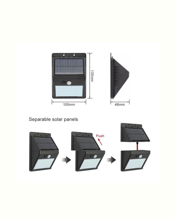Su Geçirmez 20 Led Solar Aydınlatma | Dış Mekan İçin Pır Hareket Sensörü İle Akıllı Işık ( Lisinya ) Su Geçirmez 20 Led Solar Aydınlatma | Dış Mekan İçin Pır Hareket Sensörü İle Akıllı Işık ( Lisinya )
