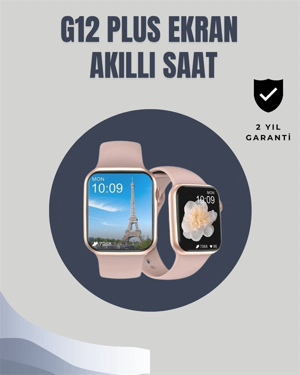 Su Geçirmez Akıllı Saat – 300 Mah Batarya, Sesli Arama, Uyku & Adım Takibi ( Lisinya )