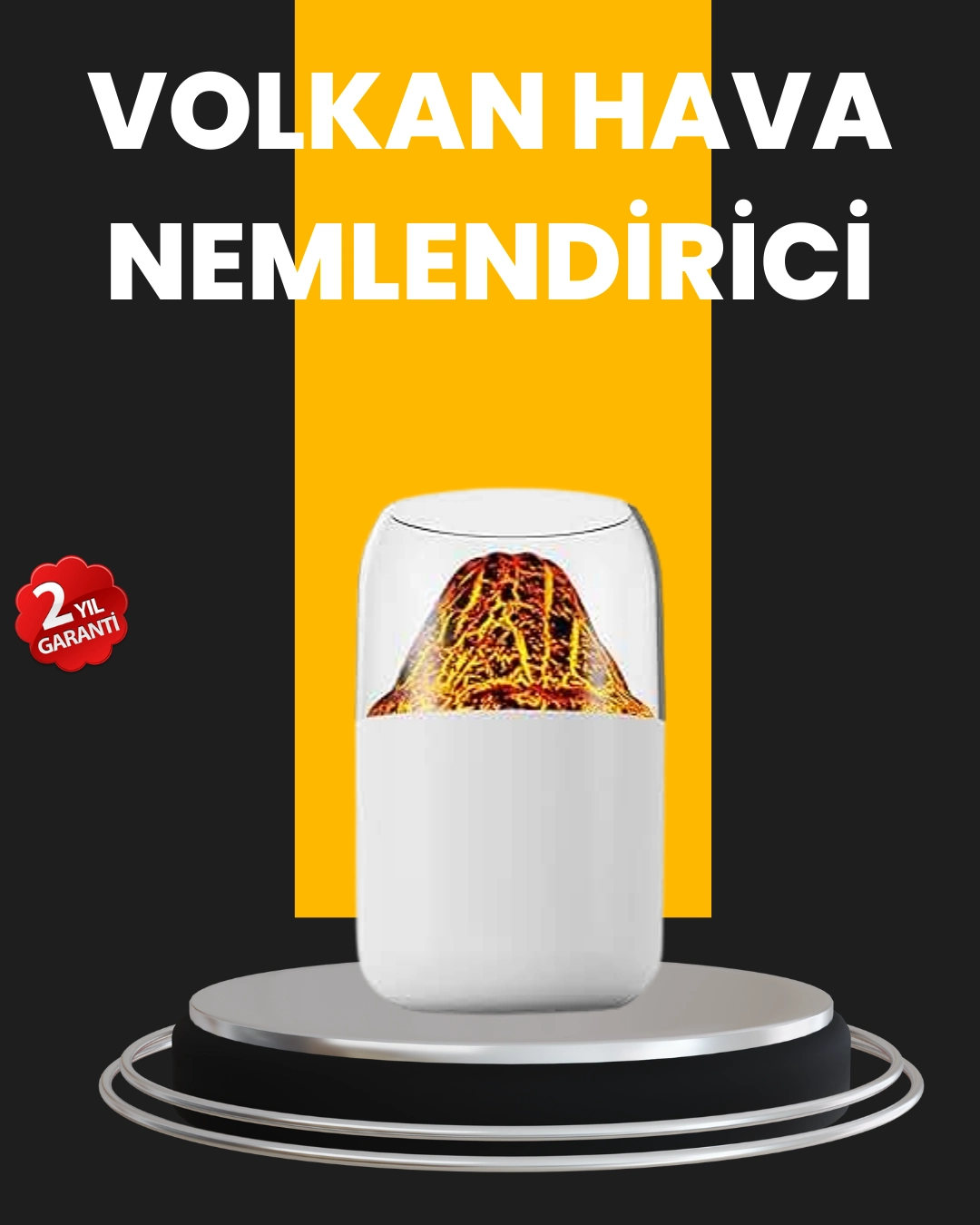 Su Hazneli Led Işıklı Aromaterapi Difüzörü ( Lisinya )