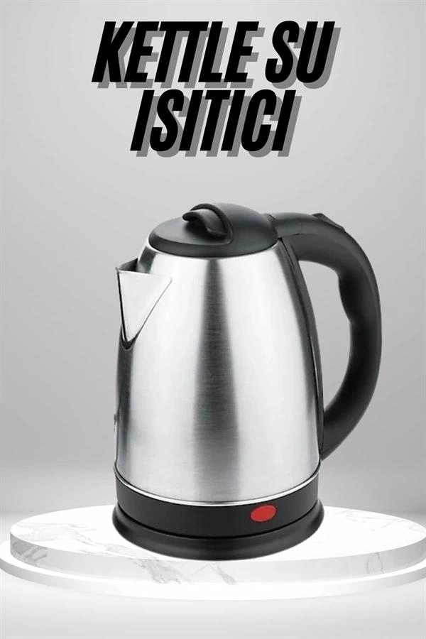 Su Isıtıcı 220 - 240 V Paslanmaz Çelik Kettle Uzun Ömürlü 2000 Watt ( Lisinya )