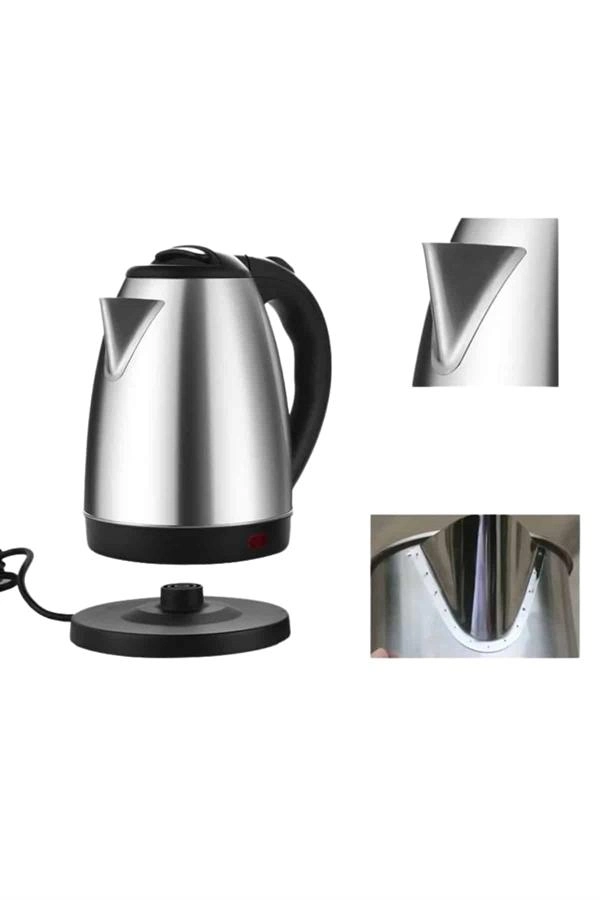 Su Isıtıcı 220 - 240 V Paslanmaz Çelik Kettle Uzun Ömürlü 2000 Watt ( Lisinya )