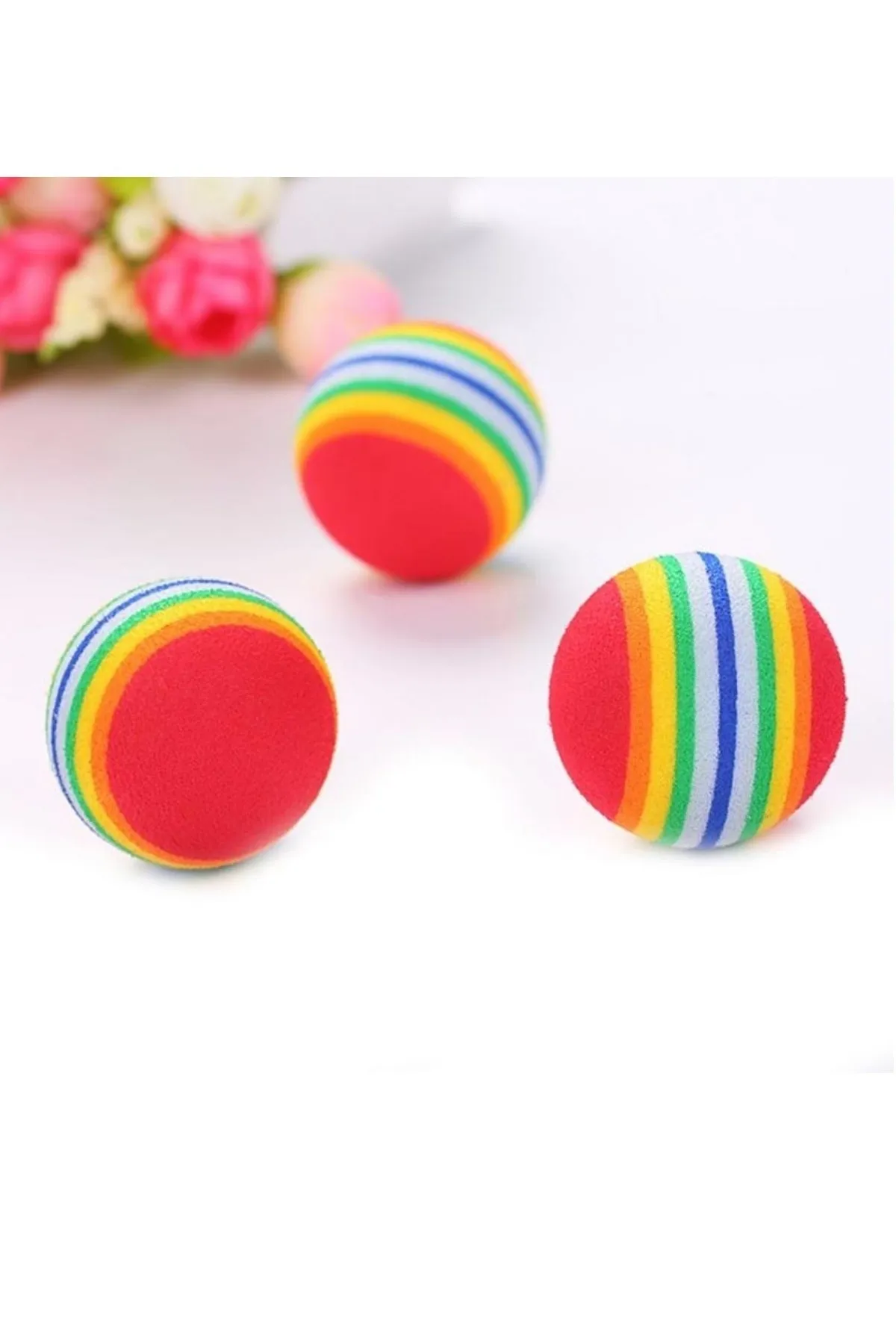 Sünger Kedi Köpek Çiğneme Ve Oyun Topu 4 Adet ( Lisinya ) Sünger Kedi Köpek Çiğneme Ve Oyun Topu 4 Adet ( Lisinya )
