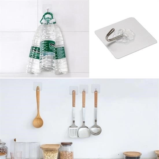 Süper Güçlü Yapışkanlı Suya Dayanıklı Şeffaf Askı 5li Set Yeniden Kullanılabilir Kancalar ( Lisinya ) Süper Güçlü Yapışkanlı Suya Dayanıklı Şeffaf Askı 5li Set Yeniden Kullanılabilir Kancalar ( Lisinya )