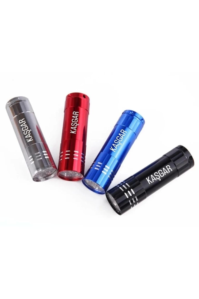 Süper Parlak 9 Ledli Metal Mini El Feneri ( Lisinya )