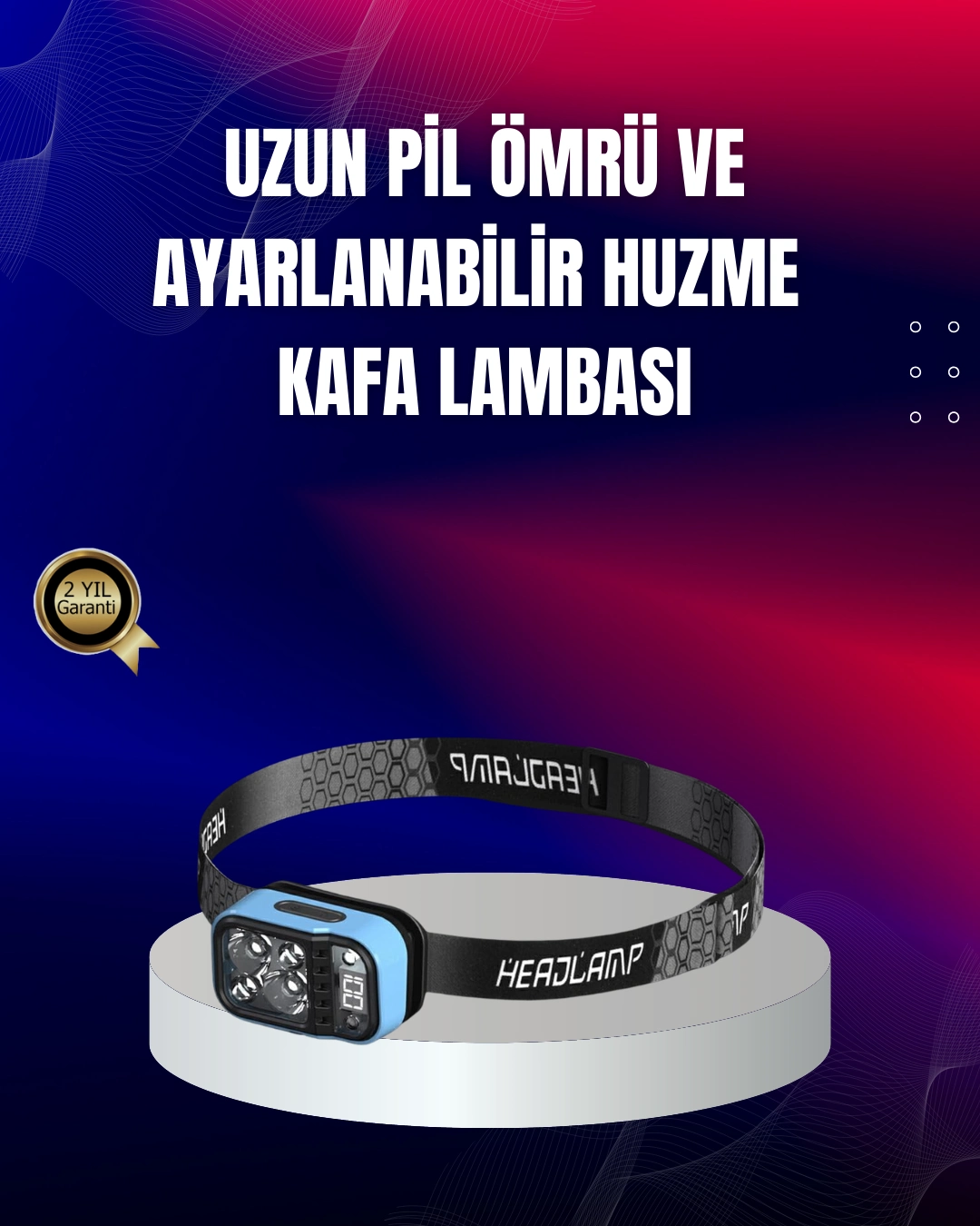 Süper Parlak Led Kafa Feneri 3 Renk 53 Mod Type C Şarjlı ( Lisinya ) Süper Parlak Led Kafa Feneri 3 Renk 53 Mod Type C Şarjlı ( Lisinya )