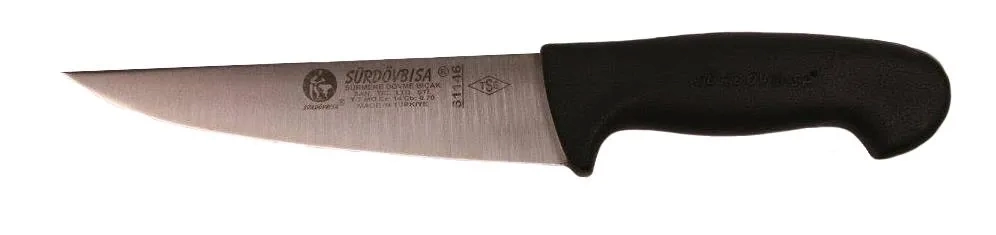 Sürmene  61046 Kasap Kurban Sıyırma Bıçağı 16.5 Cm, Plastik Sap ( Lisinya )