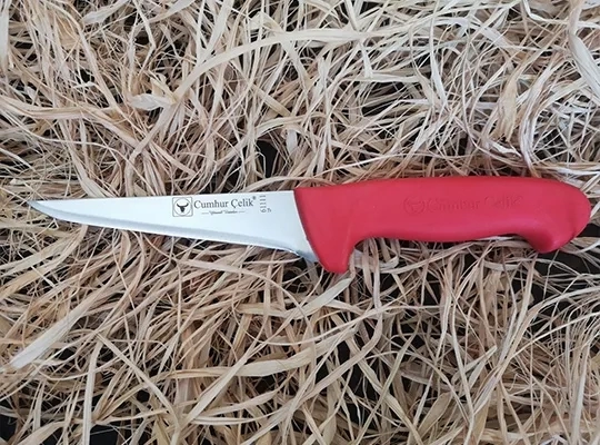 Sürmene  61111 Kasap Sıyırma Bıçağı, 12,5 Cm, Kaymaz Sap ( Lisinya )