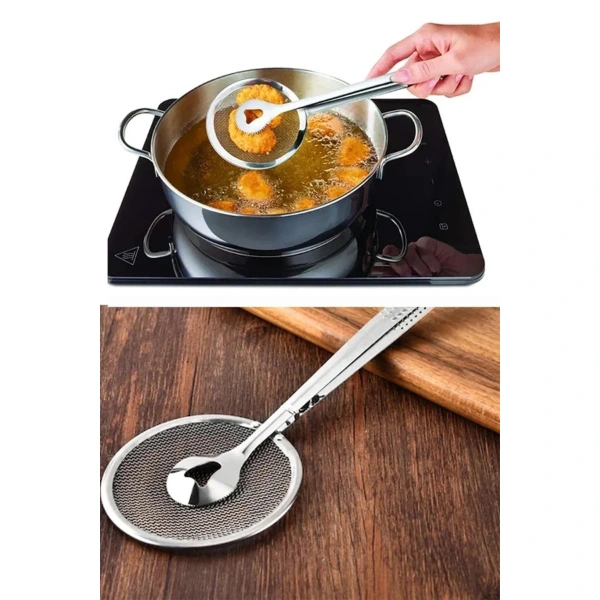 Süzgeçli Kevgirli Haşlama Kızartma Maşası ( Lisinya ) Süzgeçli Kevgirli Haşlama Kızartma Maşası ( Lisinya )