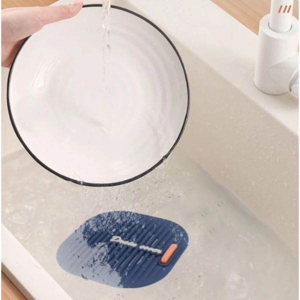 Süzgeçli Lavabo Gider Koruyucu Mat Gri ( Lisinya ) Süzgeçli Lavabo Gider Koruyucu Mat Gri ( Lisinya )