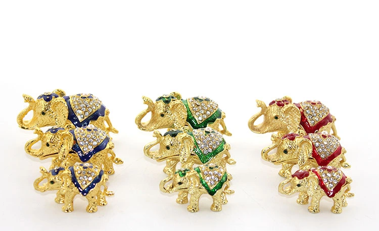 Taşlı 3'lü Fil Figürü Model 1 ( Lisinya ) Taşlı 3'lü Fil Figürü Model 1 ( Lisinya )