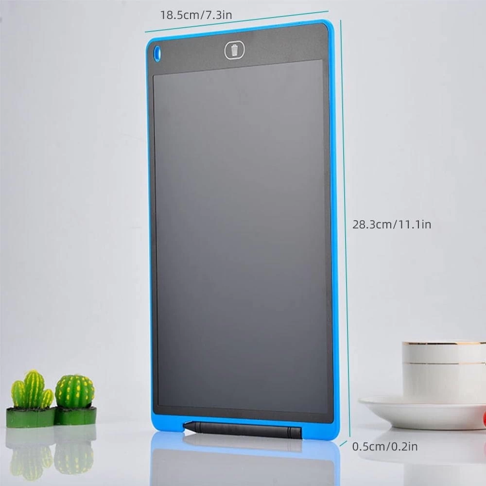 T12 Mavi Writing Tablet Lcd 12 Inç Dijital Kalemli Çizim Yazı Tahtası ( Lisinya )
