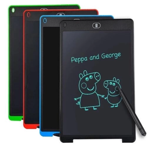 T12 Siyah Writing Tablet Lcd 12 Inç Dijital Kalemli Çizim Yazı Tahtası ( Lisinya )