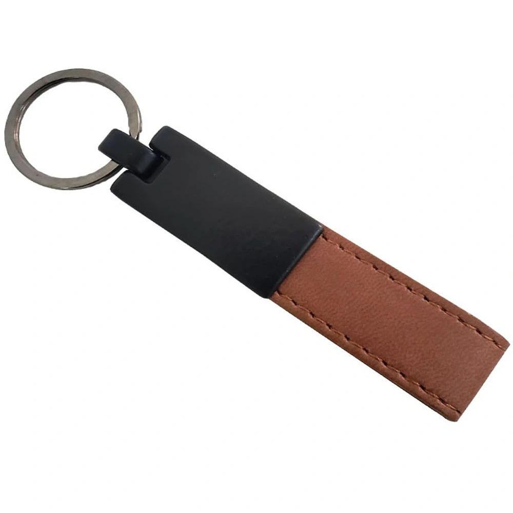 Taba Renk Deri Metal Anahtarlık ( Lisinya ) Taba Renk Deri Metal Anahtarlık ( Lisinya )