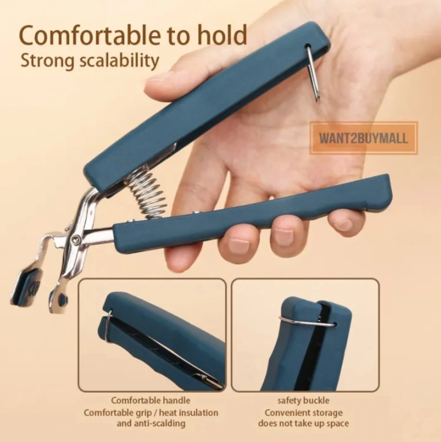 Tabak Tepsi Kelepçesi Yanma Önleyici ( Lisinya )