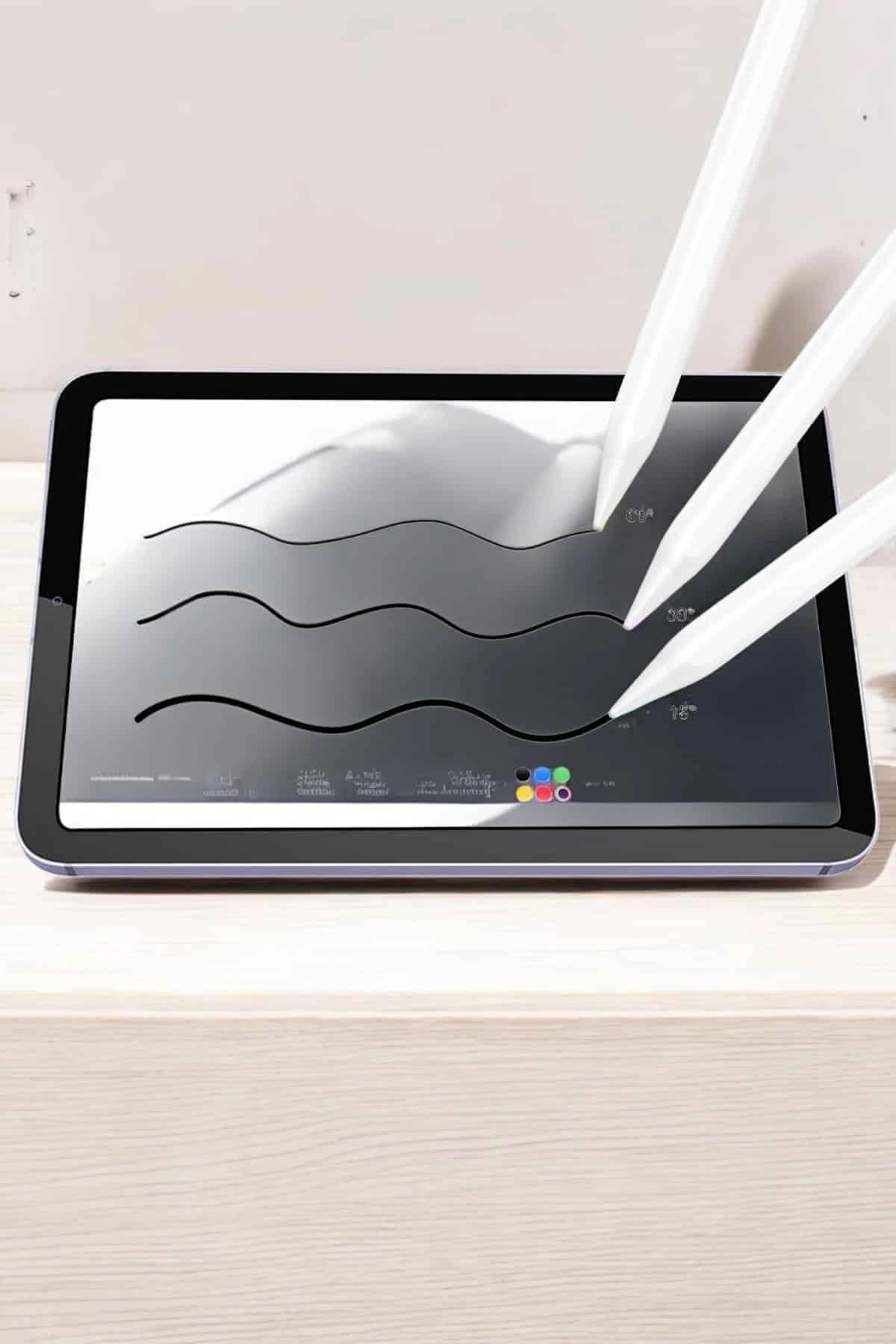 Tablet Kalemi İos Android Windows Uyumlu Yedek Uçlu Universal Çizim Kalemi ( Lisinya )