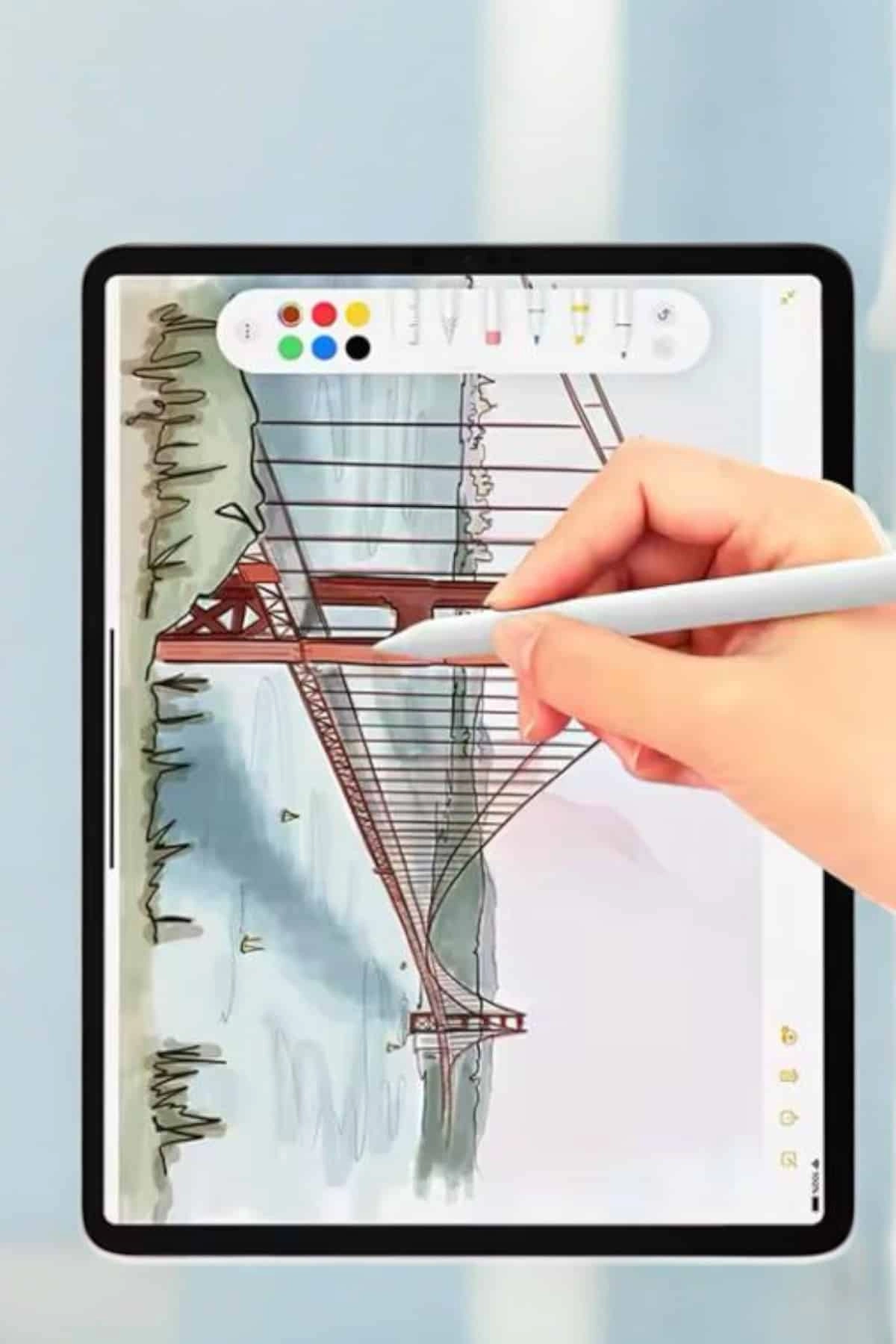 Tablet Kalemi İos Android Windows Uyumlu Yedek Uçlu Universal Çizim Kalemi ( Lisinya )