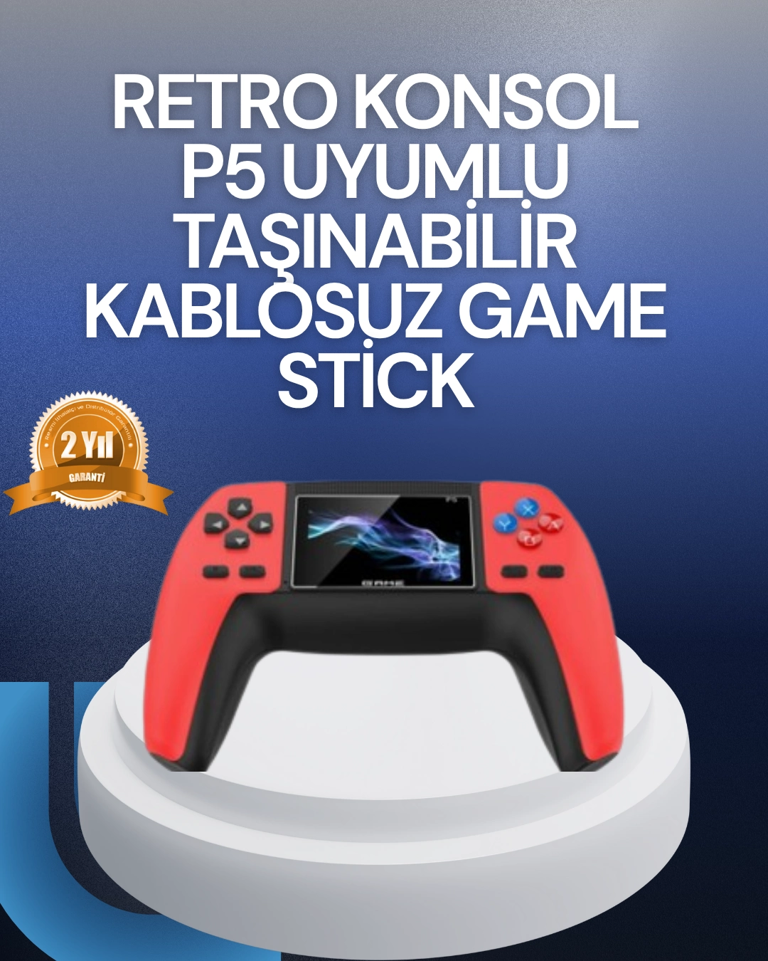Tak Çalıştır Mini Retro Gamepad | 520 Klasik Oyun ( Lisinya )