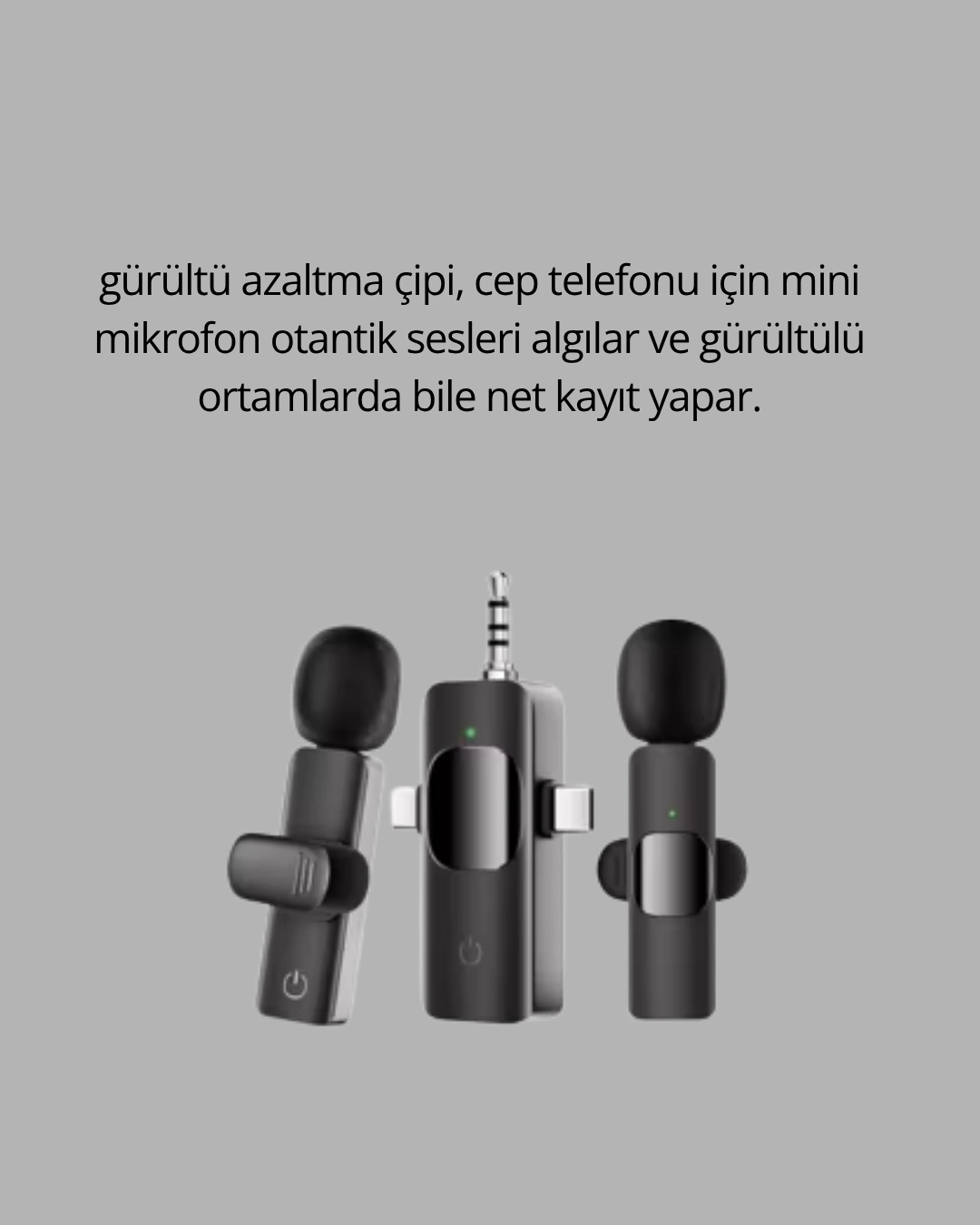 Tak Ve Kullan Mikrofon - Gürültü Engelleyici ( Lisinya )