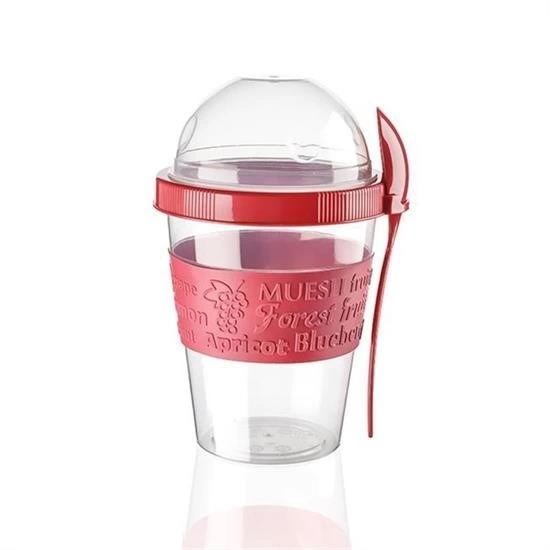 Taken Go Kapaklı Kaşıklı Pratik Taşınabilir Meyveli Yoğurt Kabı ( Lisinya ) Taken Go Kapaklı Kaşıklı Pratik Taşınabilir Meyveli Yoğurt Kabı ( Lisinya )