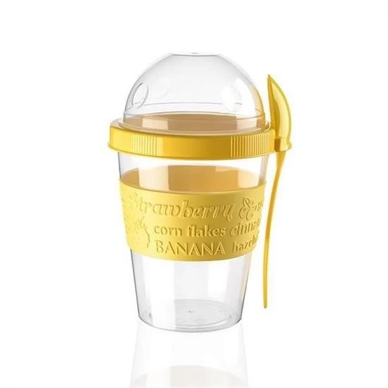 Taken Go Kapaklı Kaşıklı Pratik Taşınabilir Meyveli Yoğurt Kabı ( Lisinya ) Taken Go Kapaklı Kaşıklı Pratik Taşınabilir Meyveli Yoğurt Kabı ( Lisinya )