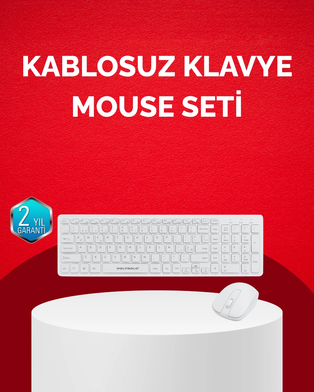 Tam Boy Kablosuz Klavye Mouse Seti - Gelişmiş Bağlantı Ve Sessiz Performans ( Lisinya ) Tam Boy Kablosuz Klavye Mouse Seti - Gelişmiş Bağlantı Ve Sessiz Performans ( Lisinya )