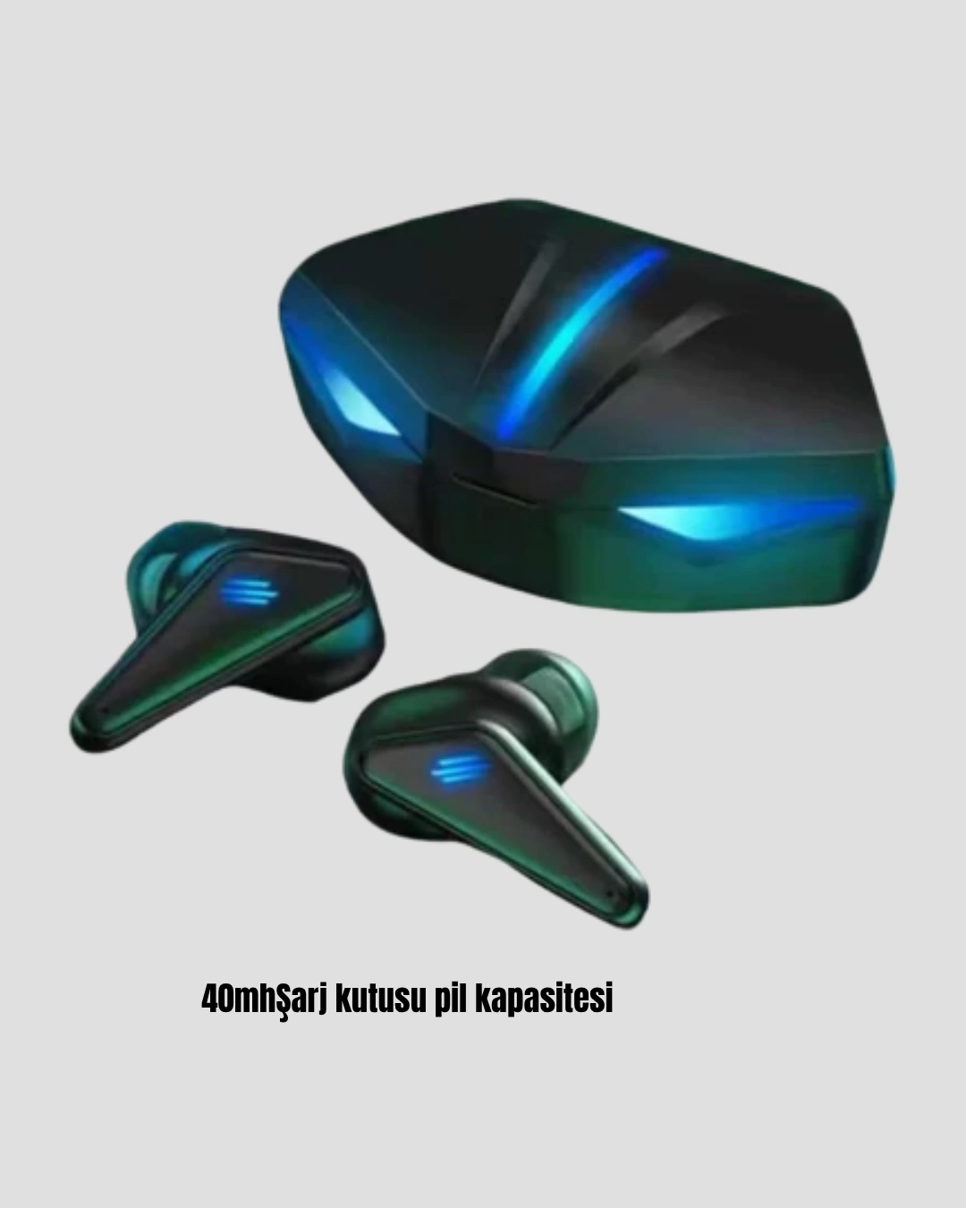 Tam Kablosuz  Kulaklığı 5.0 Bluetooth Led Kontrollü ( Lisinya )