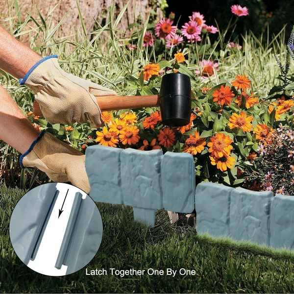 Taş Görünümlü Bahçe Çiti ( Lisinya ) Taş Görünümlü Bahçe Çiti ( Lisinya )